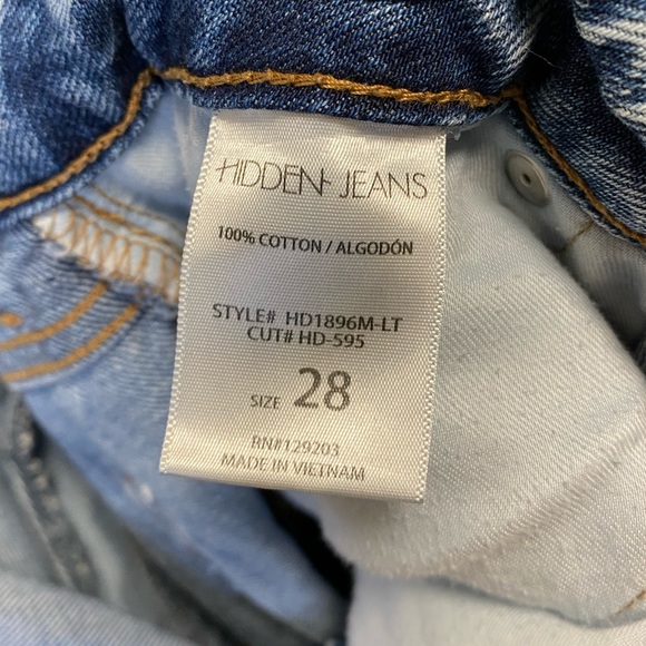 Hidden Jeans | Distressed Blue Jeans - Picture 4 of 4